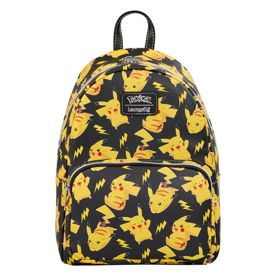 Loungefly Pokemon Pikachu All Over Print Mini Backpack