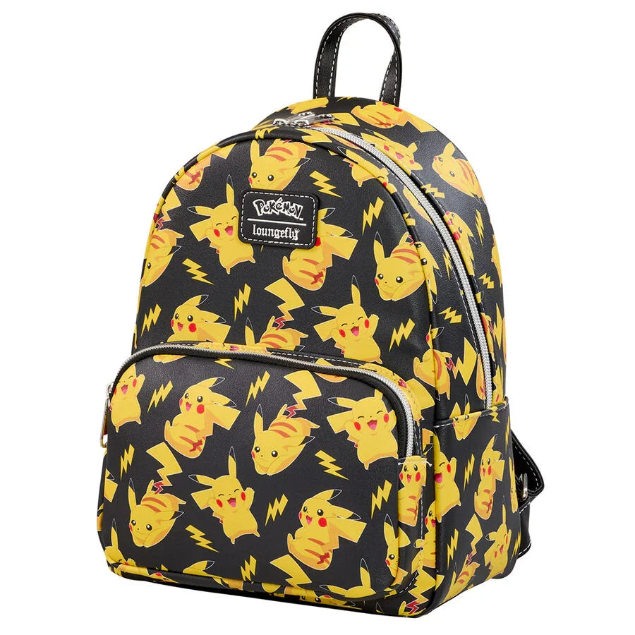 Loungefly Pokemon Pikachu All Over Print Mini Backpack