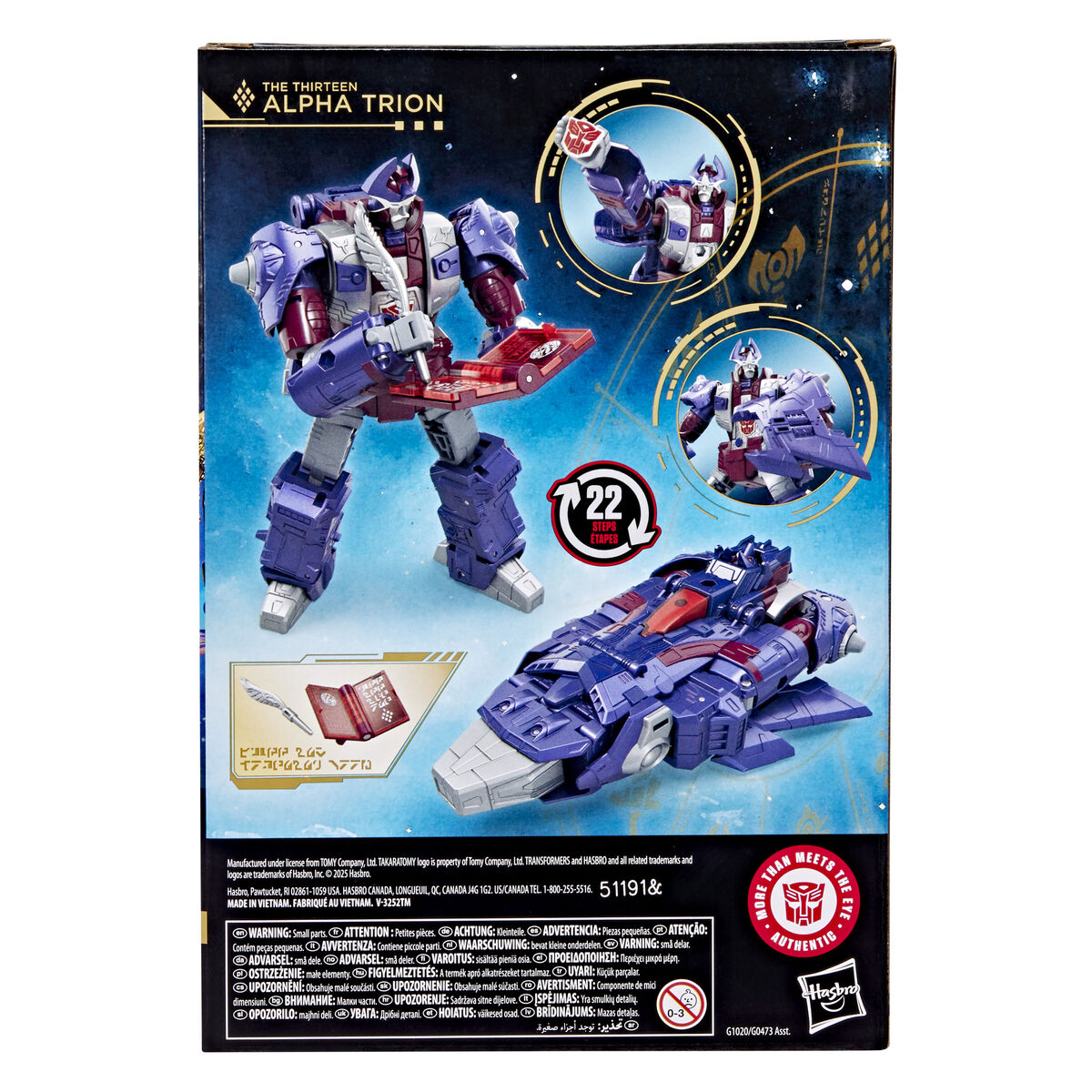 Transformers: Age of the Primes Voyager Class The Thirteen Alpha Trion Action Figure - Ginga Toys