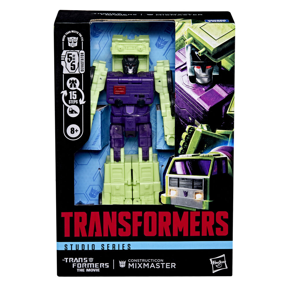 The Transformers: The Movie Studio Series Voyager Class Constructicon Mixmaster Action Figure - Ginga Toys
