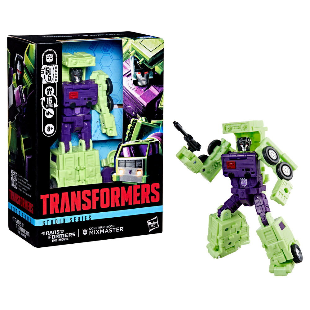 The Transformers: The Movie Studio Series Voyager Class Constructicon Mixmaster Action Figure - Ginga Toys