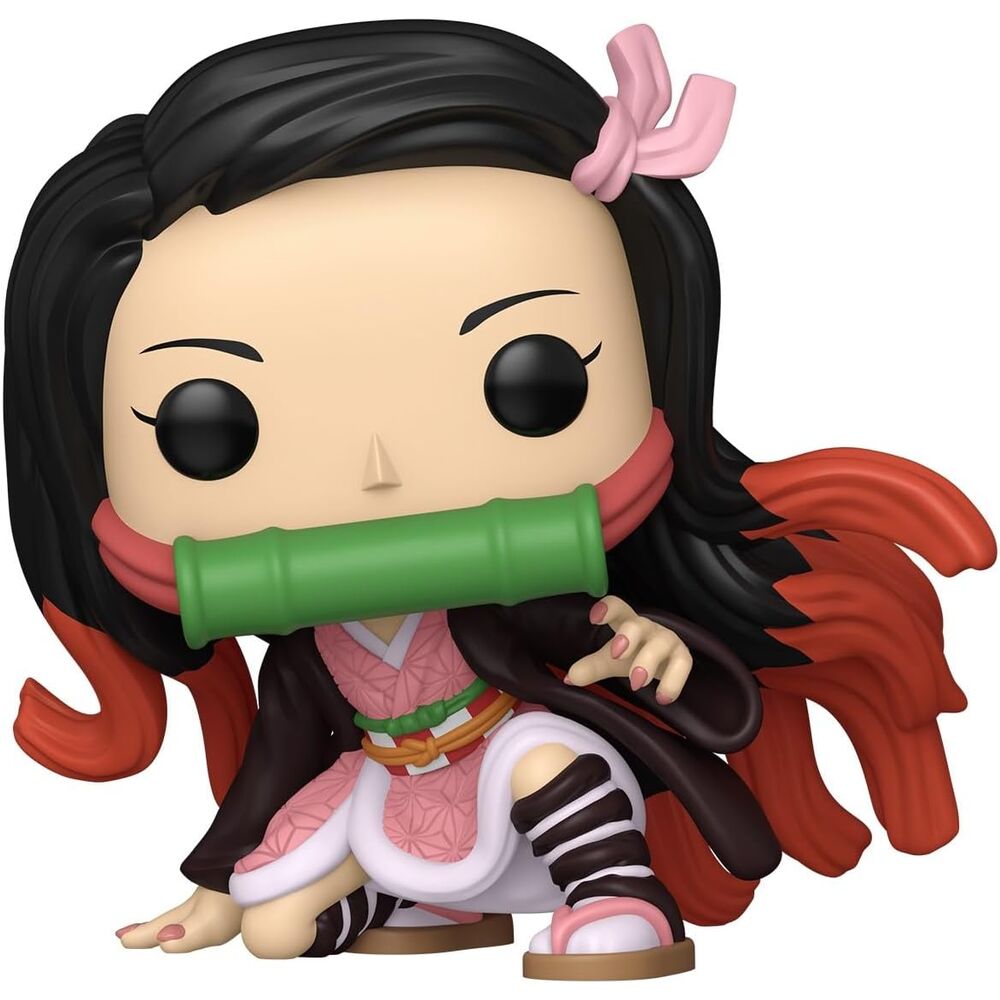 Funko 10" Pop! Animation: Demon Slayer - Jumbo Nezuko Kamado Figure #1892 - Ginga Toys
