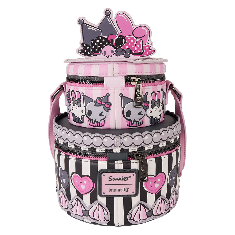 Loungefly Sanrio My Melody & Kuromi Figural Cake Crossbody Bag - Ginga Toys