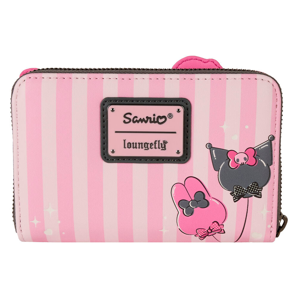 Loungefly Sanrio My Melody & Kuromi Zip Around Wallet - Ginga Toys