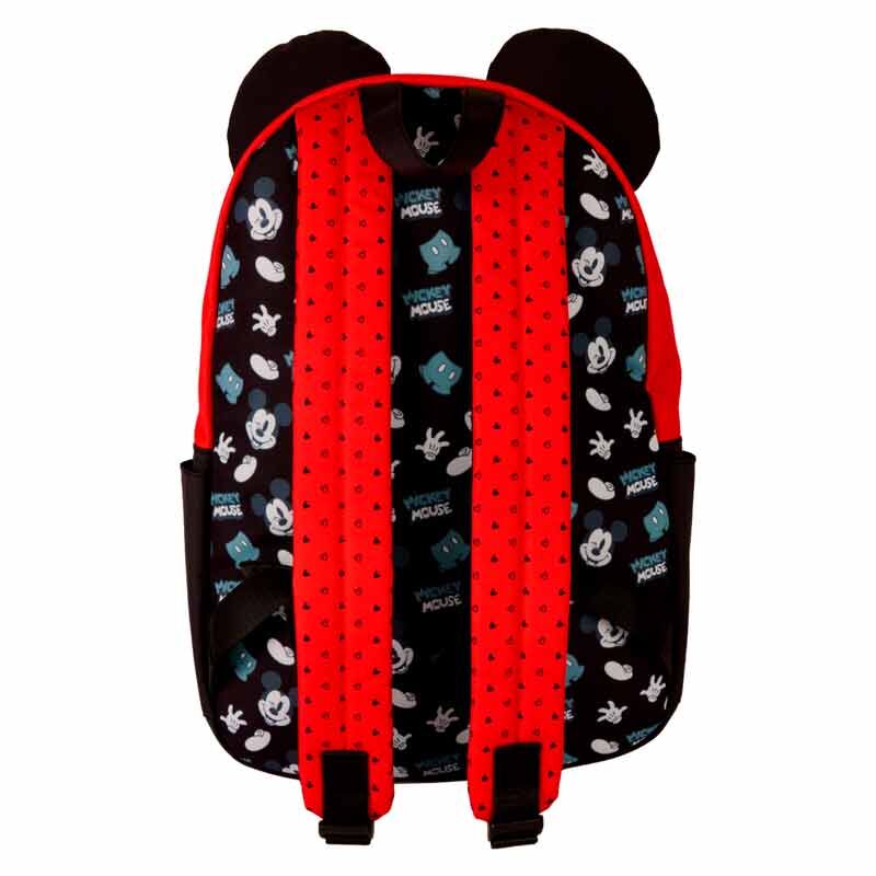 Loungefly Disney Mickey Mouse All-Over Print Nylon Full-Size Backpack - Ginga Toys