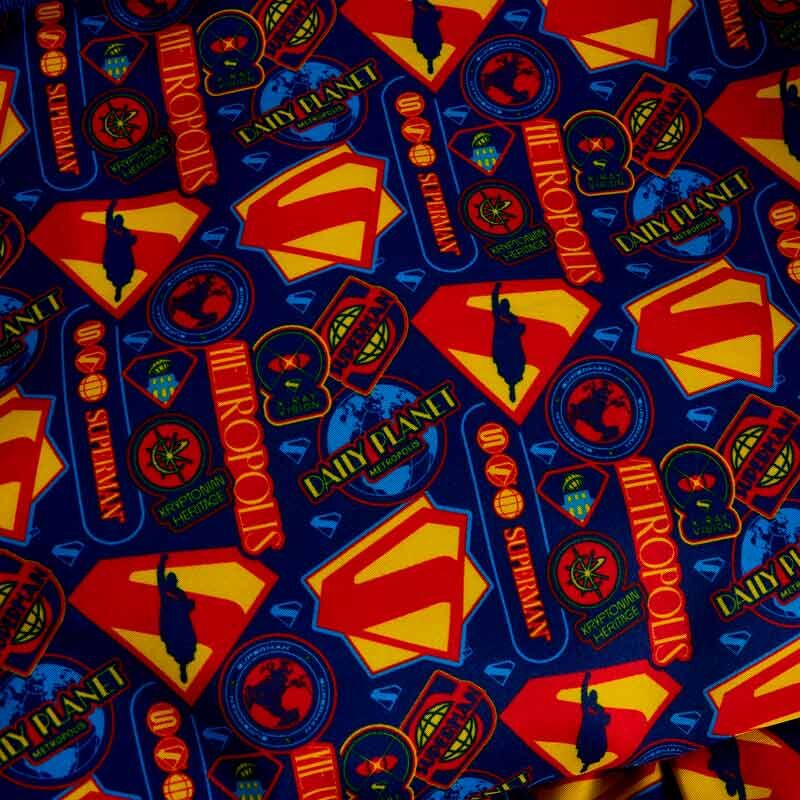 Loungefly Superman All-Over Print Nylon Full-Size Backpack - Ginga Toys