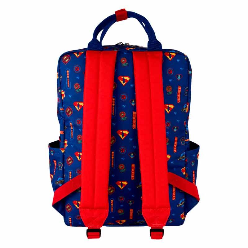 Loungefly Superman All-Over Print Nylon Full-Size Backpack - Ginga Toys