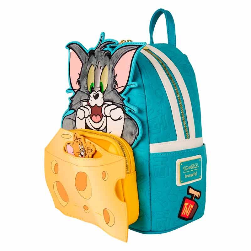 Loungefly Tom and Jerry Plush Pop-Up Mini Backpack - Ginga Toys