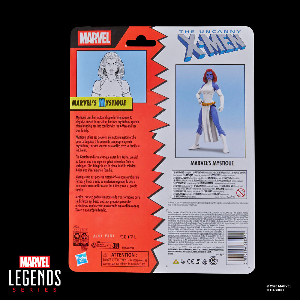 X-Men Comics Marvel Legends Series Marvel's Mystique Action Figure - Ginga Toys