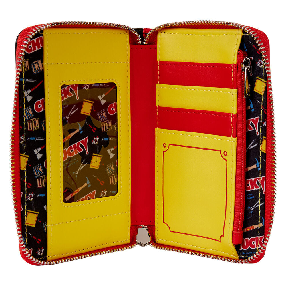 Loungefly Chucky Clown Cosplay Zip Around Wallet - Ginga Toys