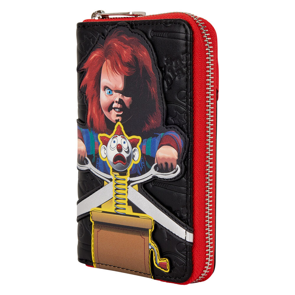 Loungefly Chucky Clown Cosplay Zip Around Wallet - Ginga Toys
