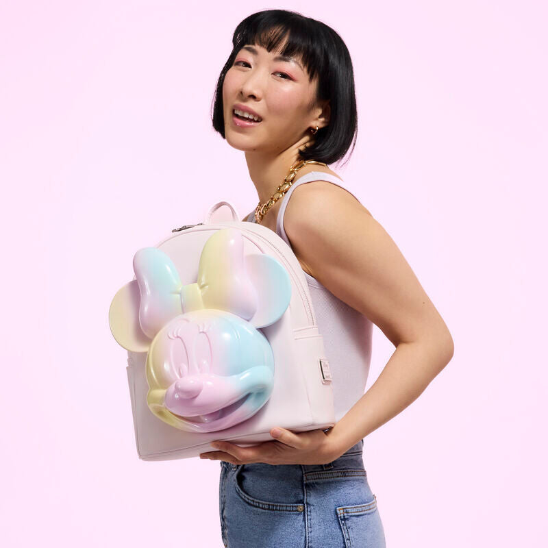 Loungefly Disney Minnie Mouse Pastel Tie-Dye Mini Backpack - Ginga Toys