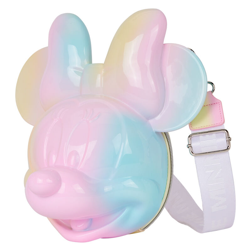 Loungefly Disney Minnie Mouse Pastel Tie-Dye Molded Figural Crossbody Bag - Ginga Toys
