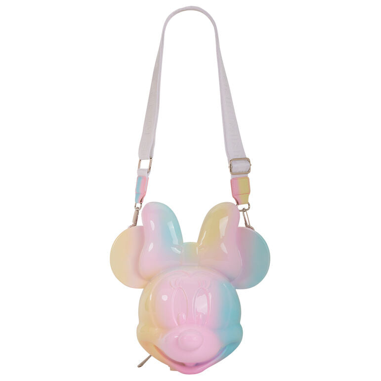 Loungefly Disney Minnie Mouse Pastel Tie-Dye Molded Figural Crossbody Bag - Ginga Toys