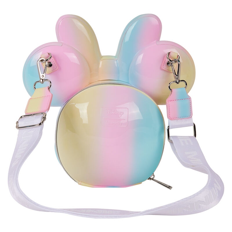 Loungefly Disney Minnie Mouse Pastel Tie-Dye Molded Figural Crossbody Bag - Ginga Toys