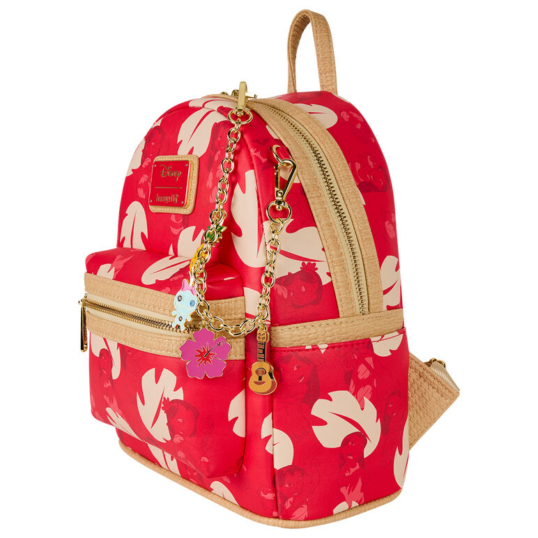 Loungefly Disney Lilo & Stitch Charm Cosplay Mini Backpack - Ginga Toys