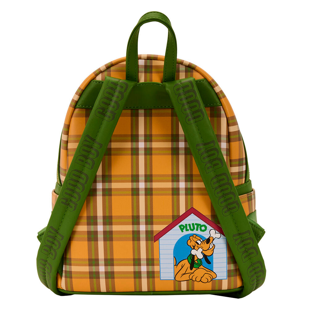 Loungefly Disney Pluto 95th Anniversary Plaid Mini Backpack - Ginga Toys