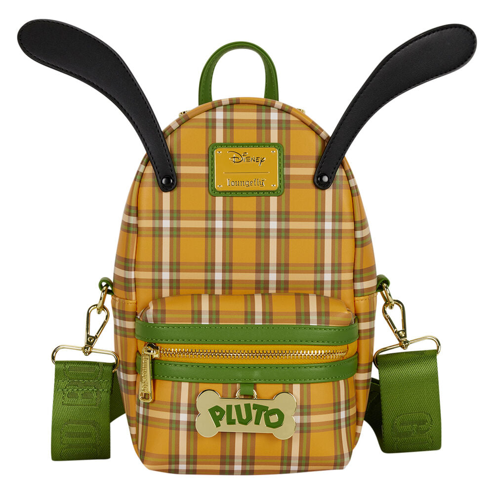 Loungefly Disney Pluto 95th Anniversary Plaid Sling Crossbody Bag with Coin Bag - Ginga Toys