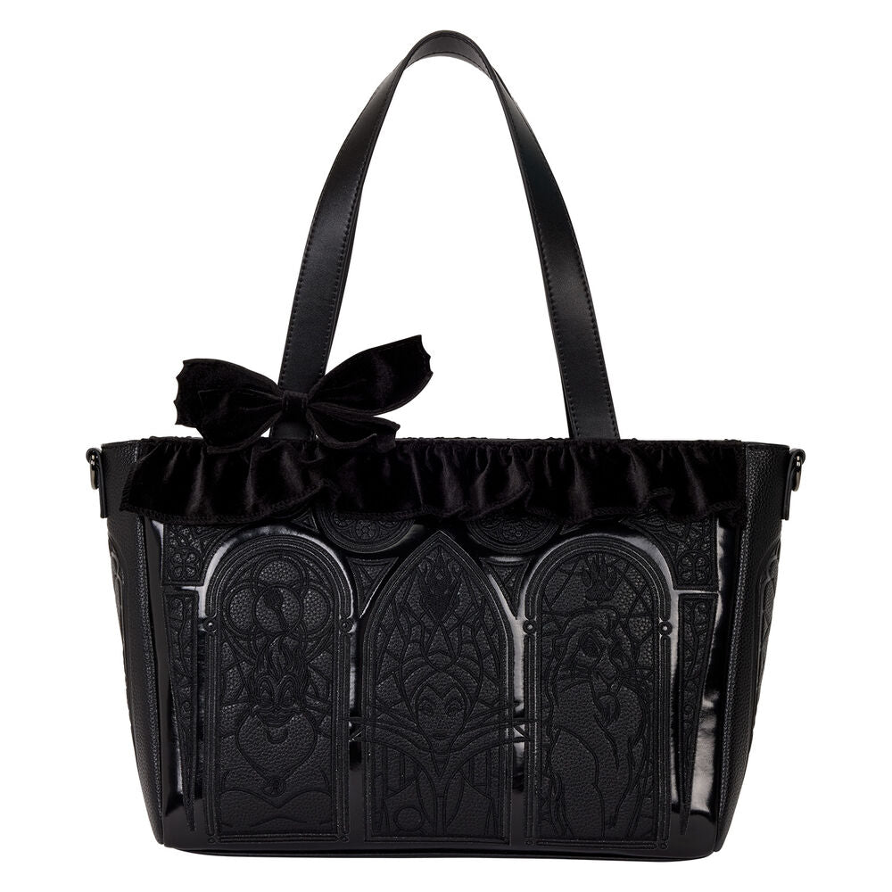 Loungefly Disney Villains Stained Glass Tote Crossbody Bag - Ginga Toys