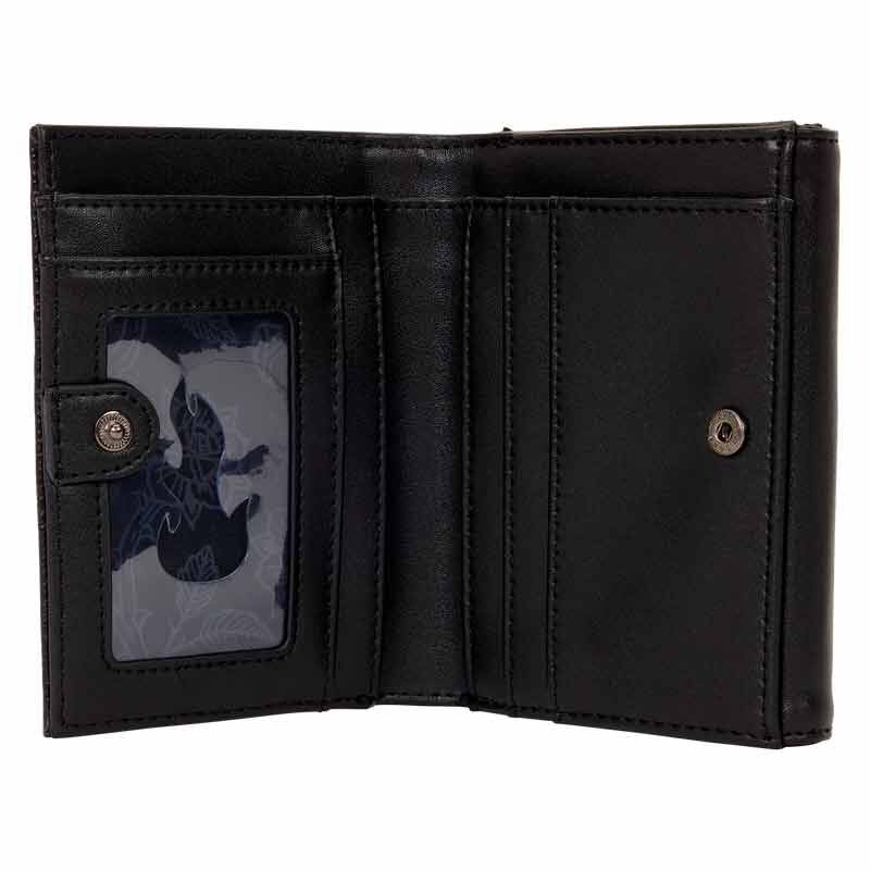 Loungefly Disney Villains Stained Glass Trifold Wallet - Ginga Toys