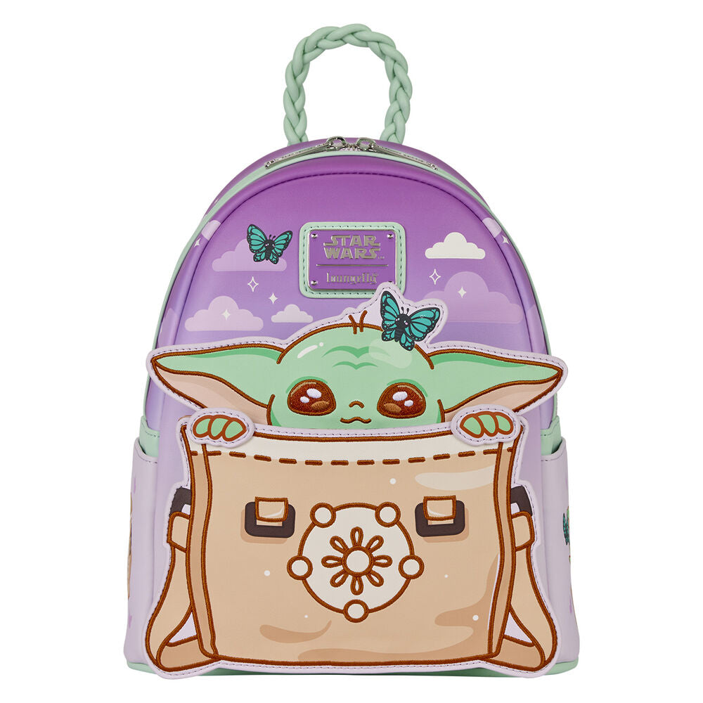 Loungefly Star Wars The Mandalorian Grogu Butterfly Mini Backpack - Ginga Toys