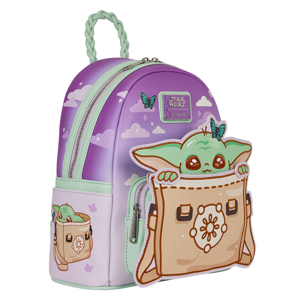 Loungefly Star Wars The Mandalorian Grogu Butterfly Mini Backpack - Ginga Toys