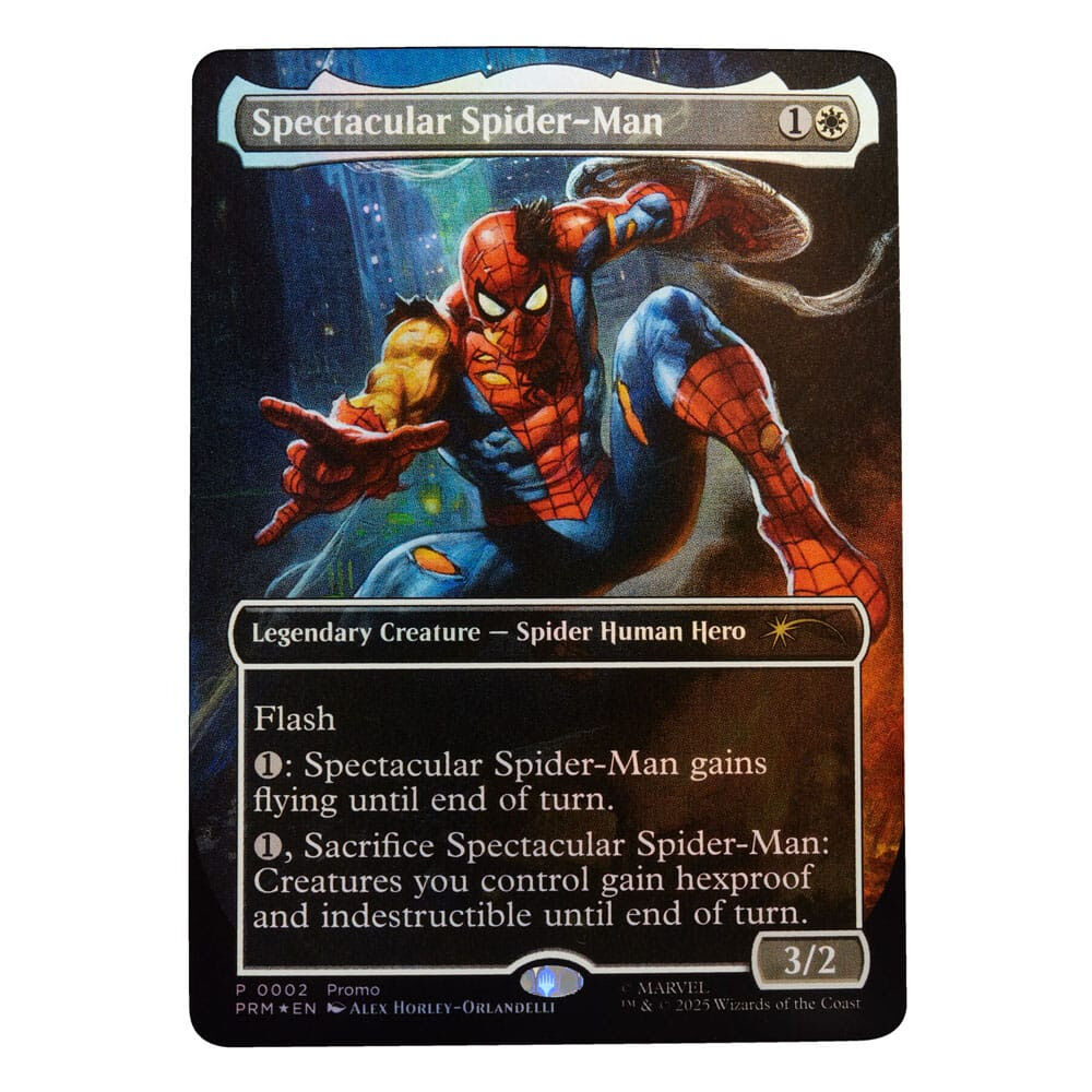 Marvel Legends Spider-Man Action Figure with Exclusive Magic: The Gathering Card - Ginga Toys