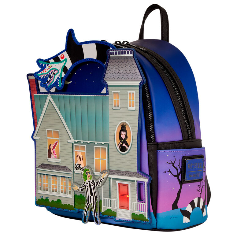 Loungefly Beetlejuice Deetz House Glow Mini Backpack - Ginga Toys
