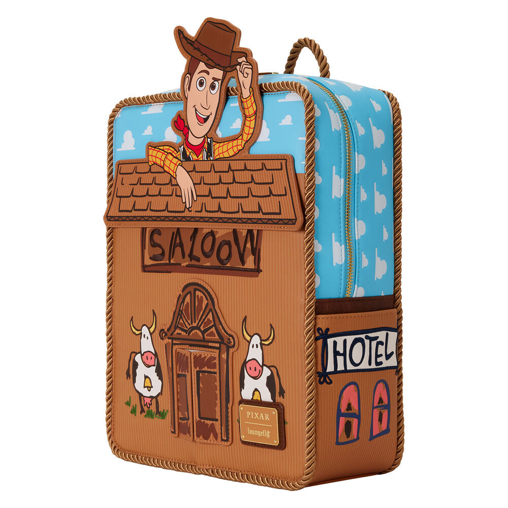Loungefly Disney Pixar Toy Story 30th Anniversary Woody Saloon Mini Backpack - Ginga Toys