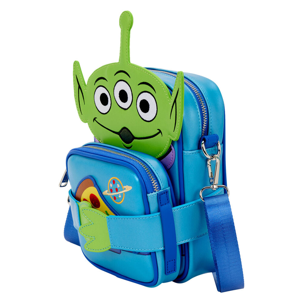 Loungefly Disney Pixar Toy Story 30th Anniversary Aliens Crossbuddies® Cosplay Crossbody Bag with Coin Bag - Ginga Toys