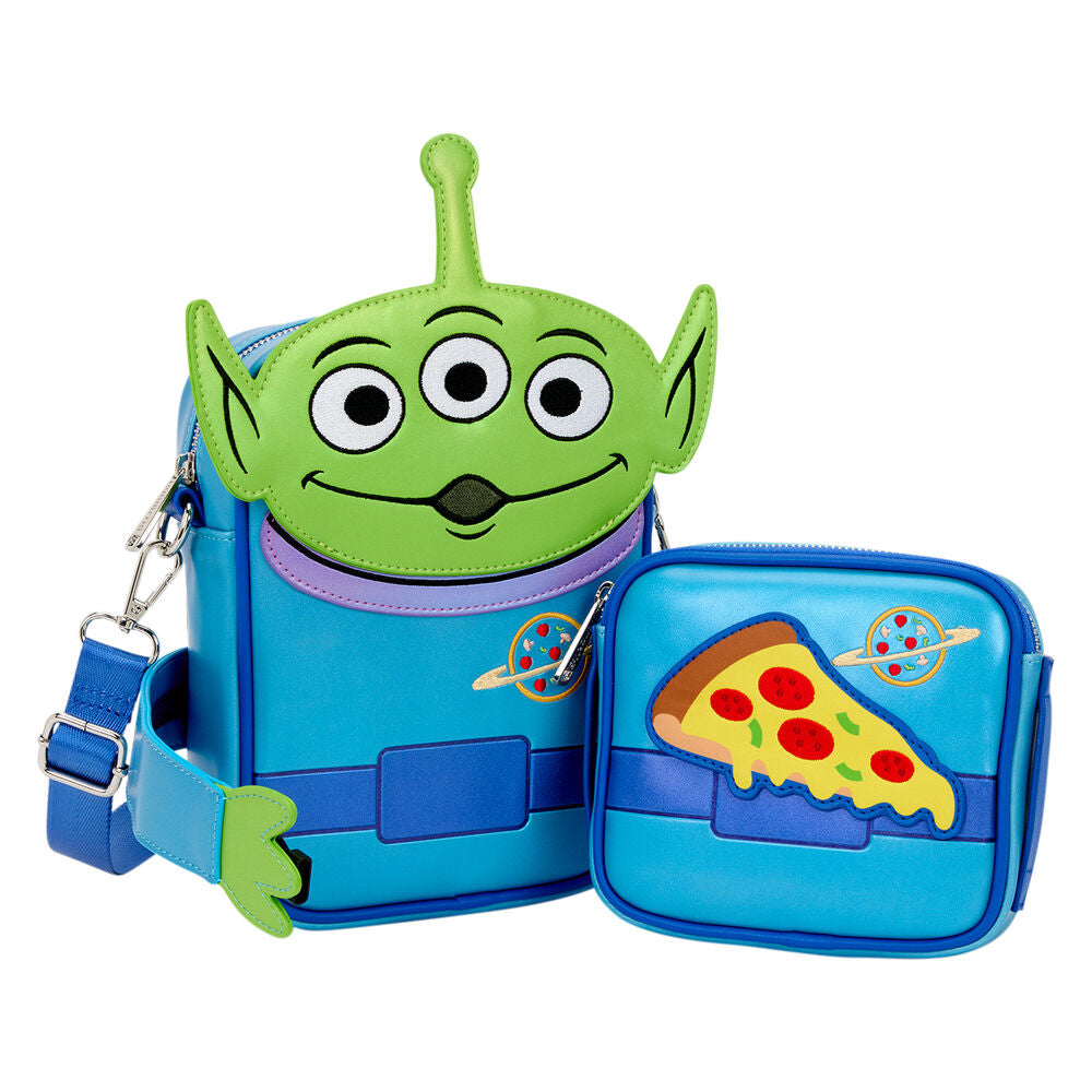 Loungefly Disney Pixar Toy Story 30th Anniversary Aliens Crossbuddies® Cosplay Crossbody Bag with Coin Bag - Ginga Toys