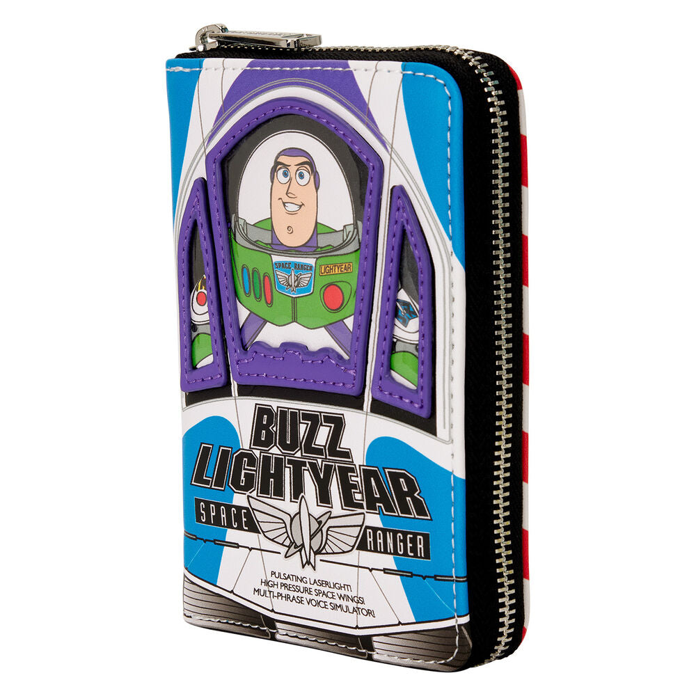 Loungefly Disney Pixar Toy Story 30th Anniversary Buzz Lightyear Glow Zip Around Wallet - Ginga Toys
