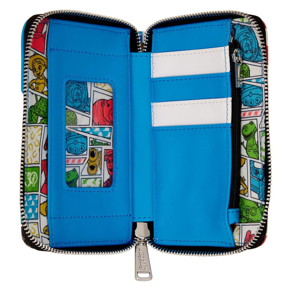 Loungefly Disney Pixar Toy Story 30th Anniversary Buzz Lightyear Glow Zip Around Wallet - Ginga Toys