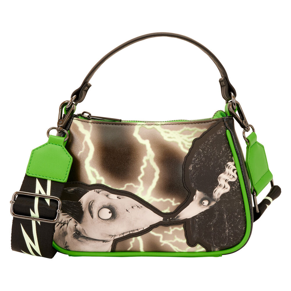 Loungefly Disney Frankenweenie Sparky & Persephone Glow Crossbody Bag - Ginga Toys