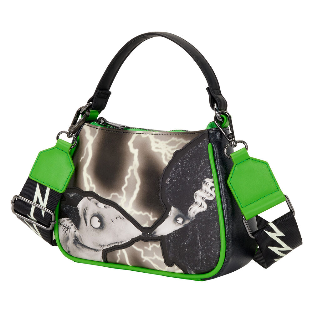 Loungefly Disney Frankenweenie Sparky & Persephone Glow Crossbody Bag - Ginga Toys