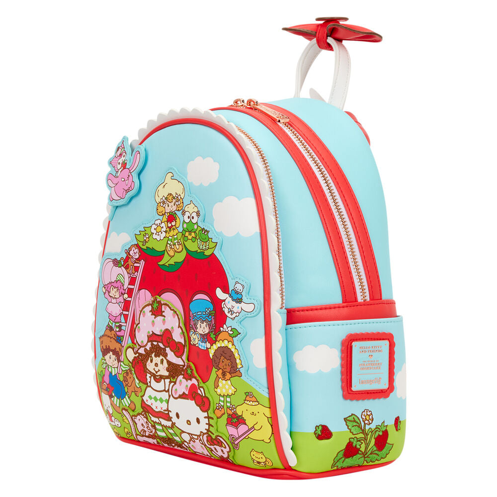 Loungefly Sanrio Hello Kitty & Friends x Strawberry Shortcake Scented Mini Backpack - Ginga Toys