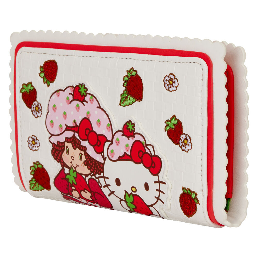 Loungefly Sanrio Hello Kitty & Friends x Strawberry Shortcake Flap Wallet - Ginga Toys