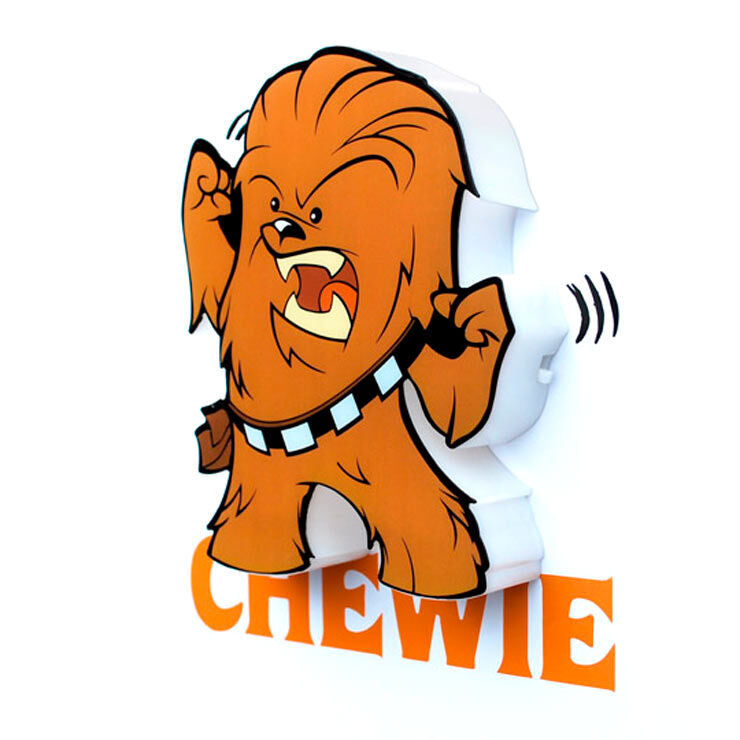 3D Light FX Star Wars Chewbacca 3D Deco Mini-Sized Sticker LED Wall Light - Ginga Toys