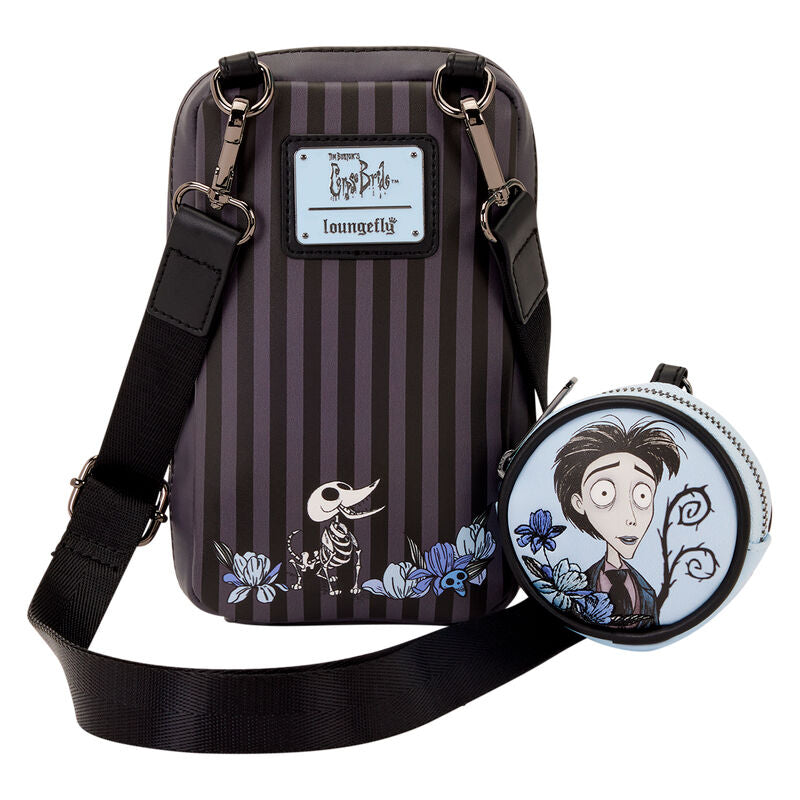 Loungefly Corpse Bride Emily Sling Crossbody Bag with Coin Bag - Ginga Toys