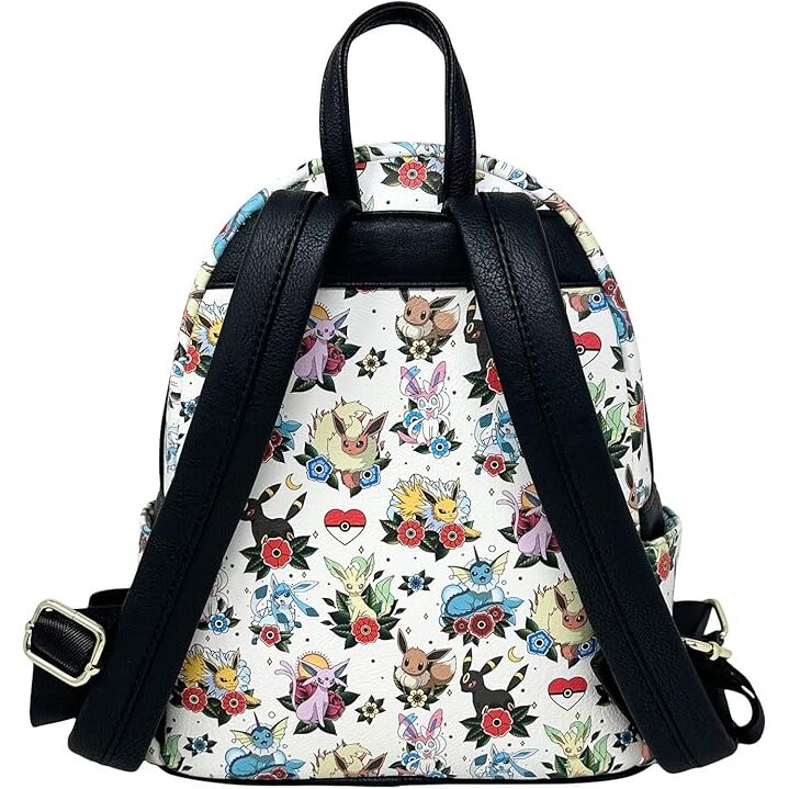 Loungefly Pokémon Eeveelutions All Over Print Mini Backpack - Ginga Toys