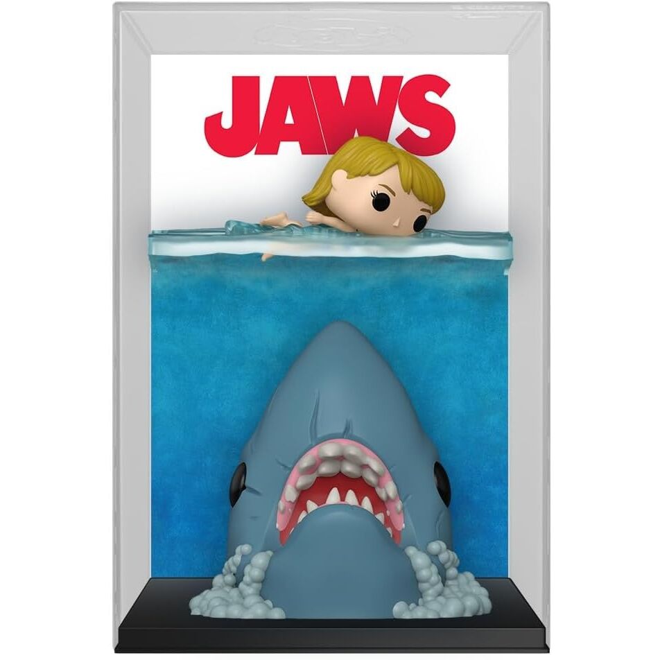 Funko Pop! VHS Covers: Jaws 50th Anniversary - Great White Shark Vinyl Figure #21 - Ginga Toys