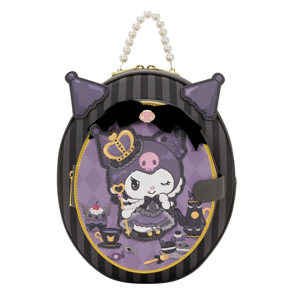 Loungefly Sanrio Kuromi 20th Anniversary Cameo Mini Backpack - Ginga Toys