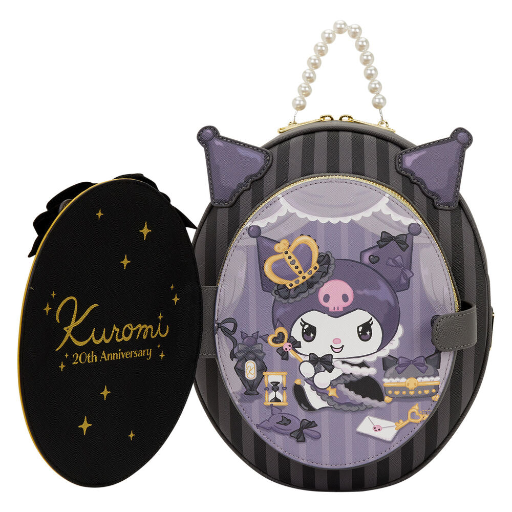 Loungefly Sanrio Kuromi 20th Anniversary Cameo Mini Backpack - Ginga Toys