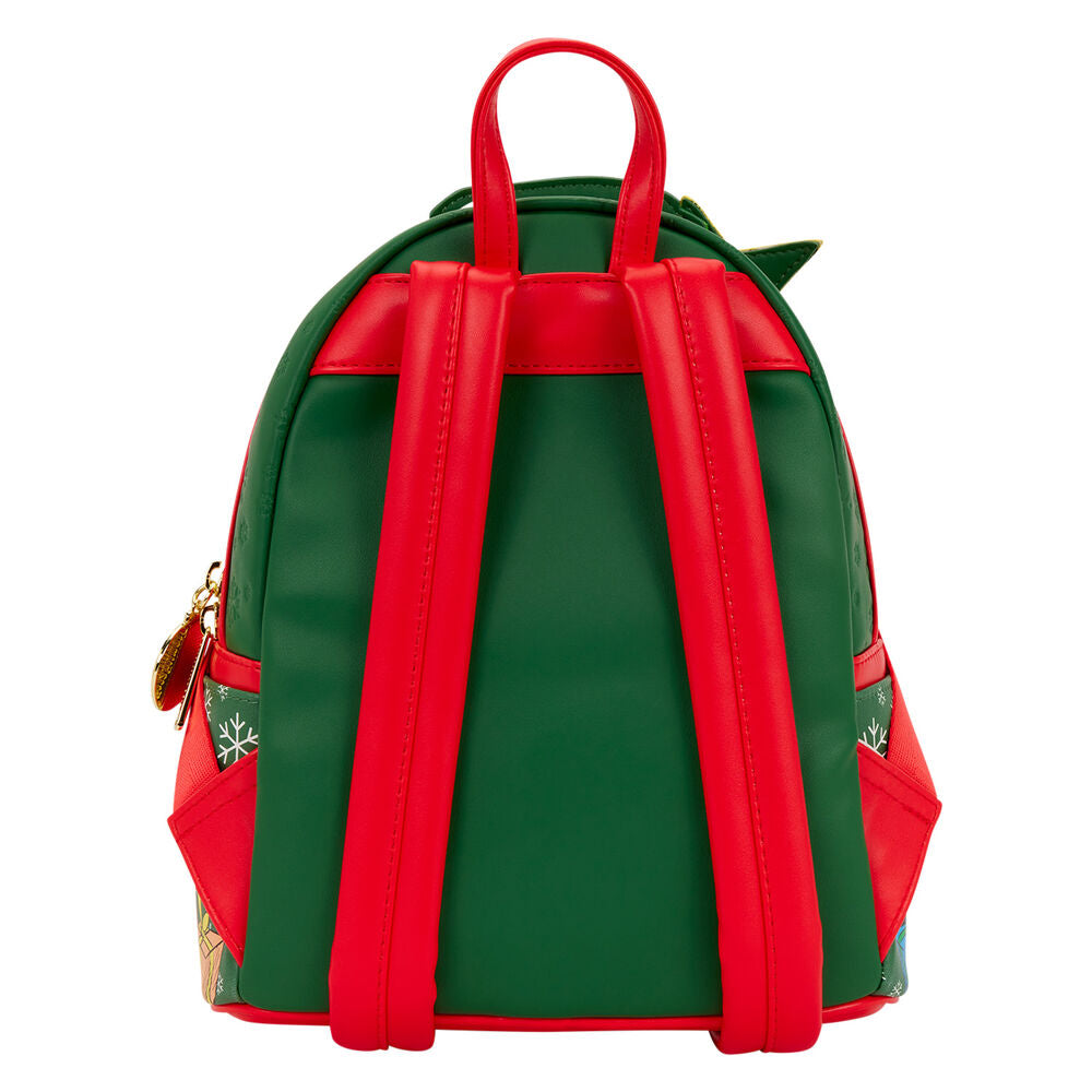 Loungefly The Grinch Dr. Seuss How the Grinch Stole Christmas! Tree Light Up Plush Mini Backpack - Ginga Toys