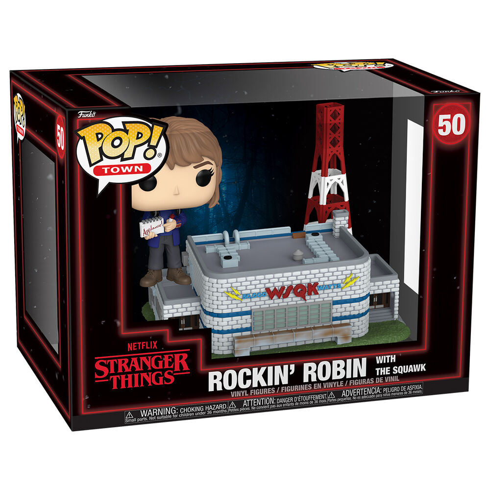 Stranger Things Pop! Town #50 Rockin' Robin with The Squawk Vinyl Figure - Funko - Ginga Toys