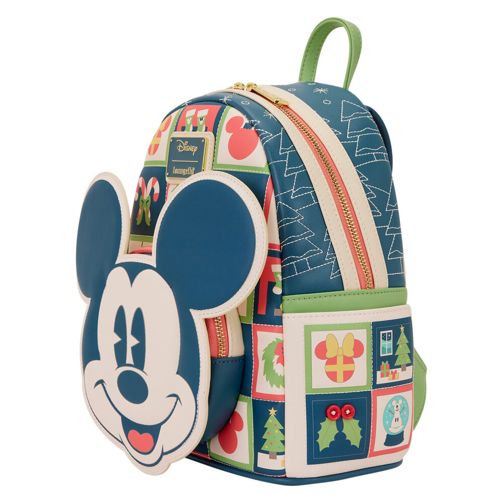 Loungefly Disney Mickey Mouse Holiday Mini Backpack - Ginga Toys