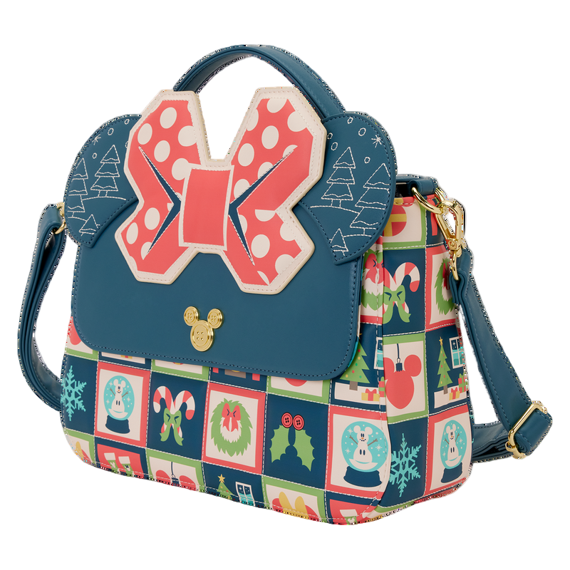 Loungefly Disney Minnie Mouse Holiday Crossbody Bag - Ginga Toys