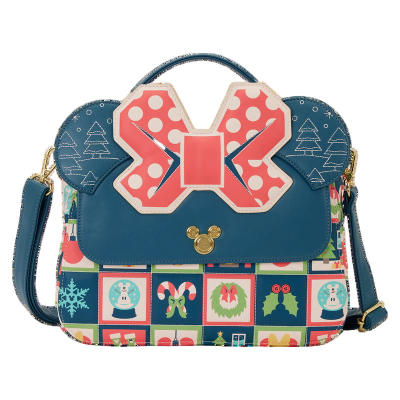 Loungefly Disney Minnie Mouse Holiday Crossbody Bag - Ginga Toys