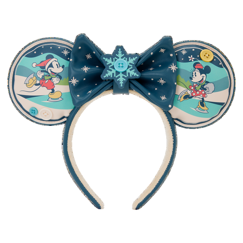 Loungefly Disney Mickey & Minnie Holiday Ear Headband - Ginga Toys