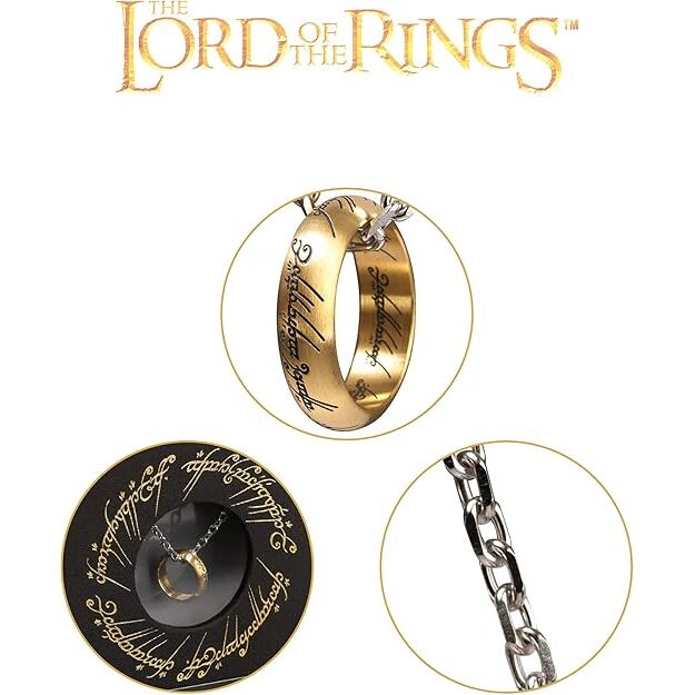 Lord Of The Rings The One Ring Anodised Stainless Steel Replica - Ginga Toys